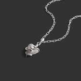 Awe Inspired Necklaces Diamond Serpent Heart Necklace