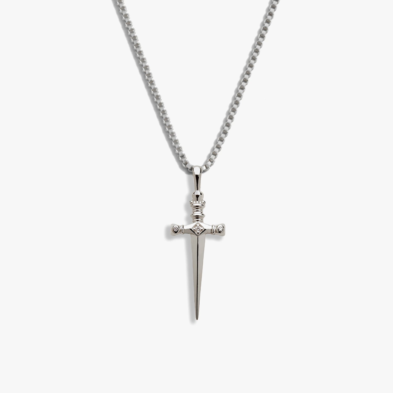 Awe Inspired Necklaces Diamond Sword Necklace