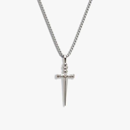Diamond Sword Necklace 7173365039156