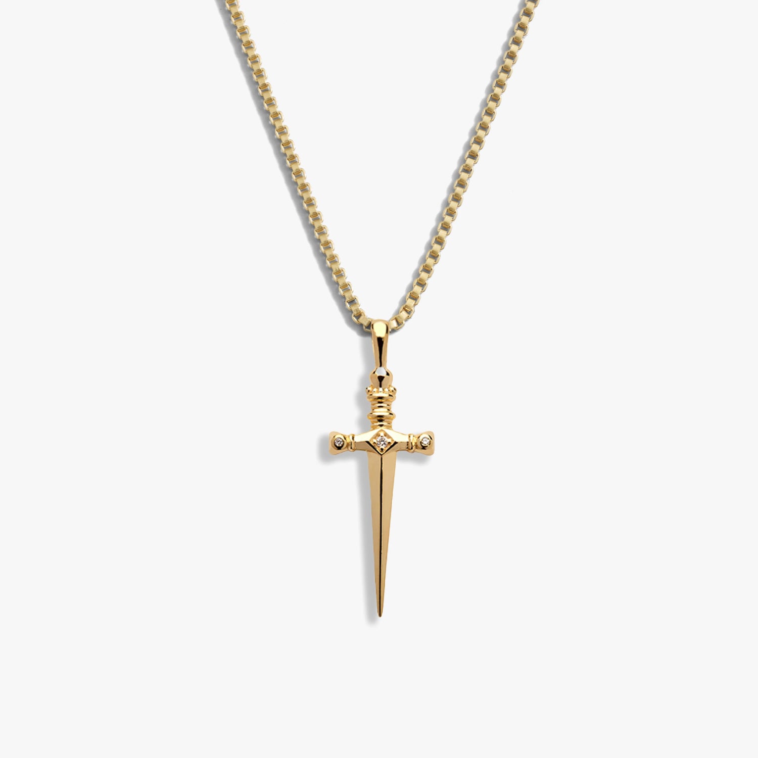Awe Inspired Necklaces Diamond Sword Necklace
