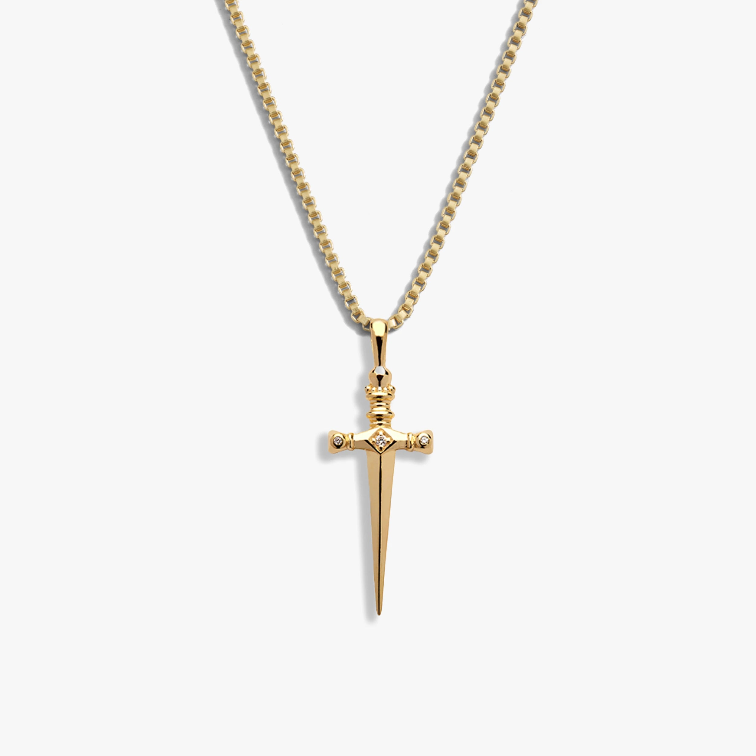 Awe Inspired Necklaces Diamond Sword Necklace