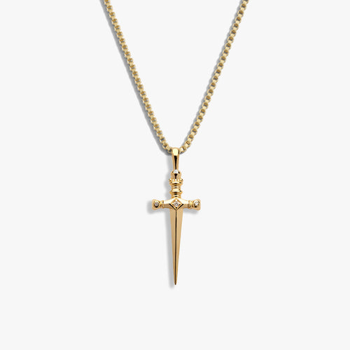 Awe Inspired Necklaces Diamond Sword Necklace