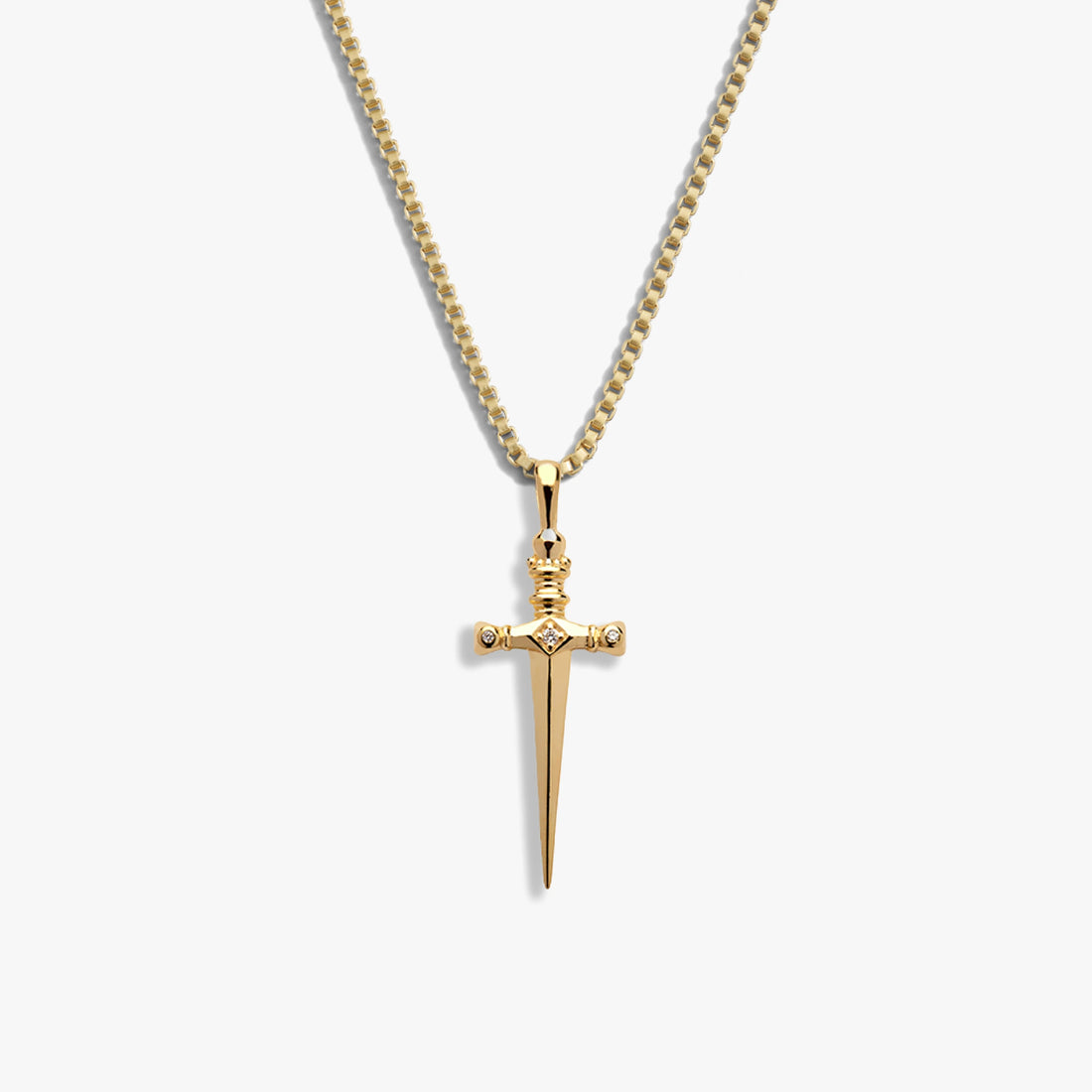 Awe Inspired Necklaces Diamond Sword Necklace