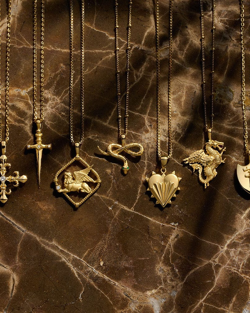 Awe Inspired Necklaces Emerald Eye Snake Necklace