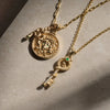 Awe Inspired Necklaces Emerald Key Necklace