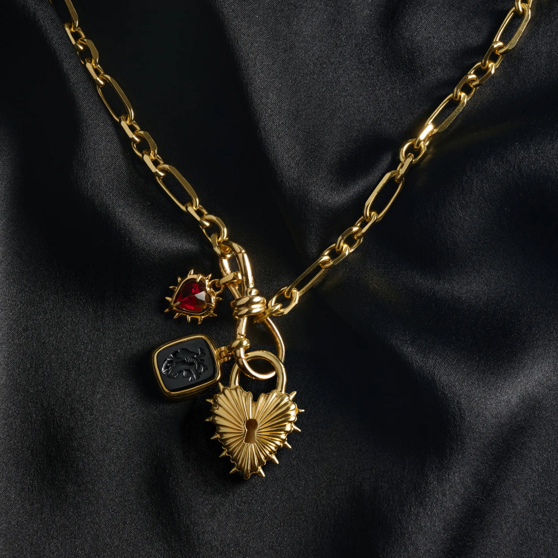 Awe Inspired Necklaces Enemies to Lover's Charm Necklace Set