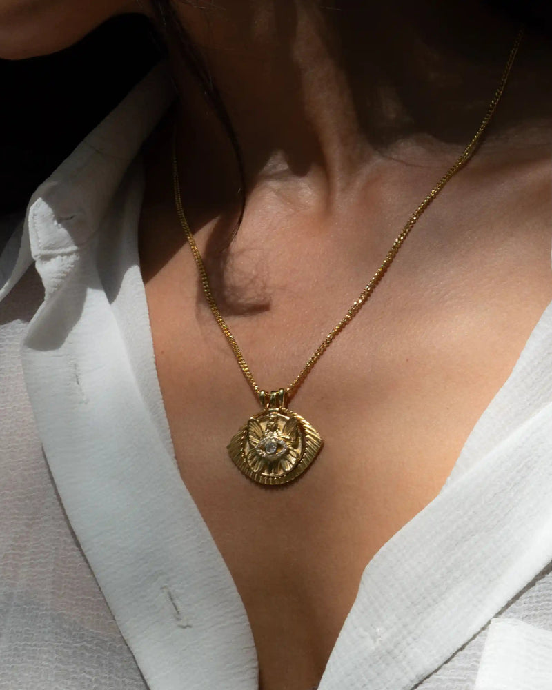 Awe Inspired Necklaces Eye of Psyche Halo Necklace Set