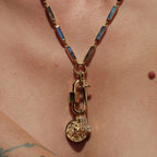 Awe Inspired Necklaces Gemstone Bar Charm Necklace