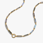 Awe Inspired Necklaces Gemstone Bar Charm Necklace