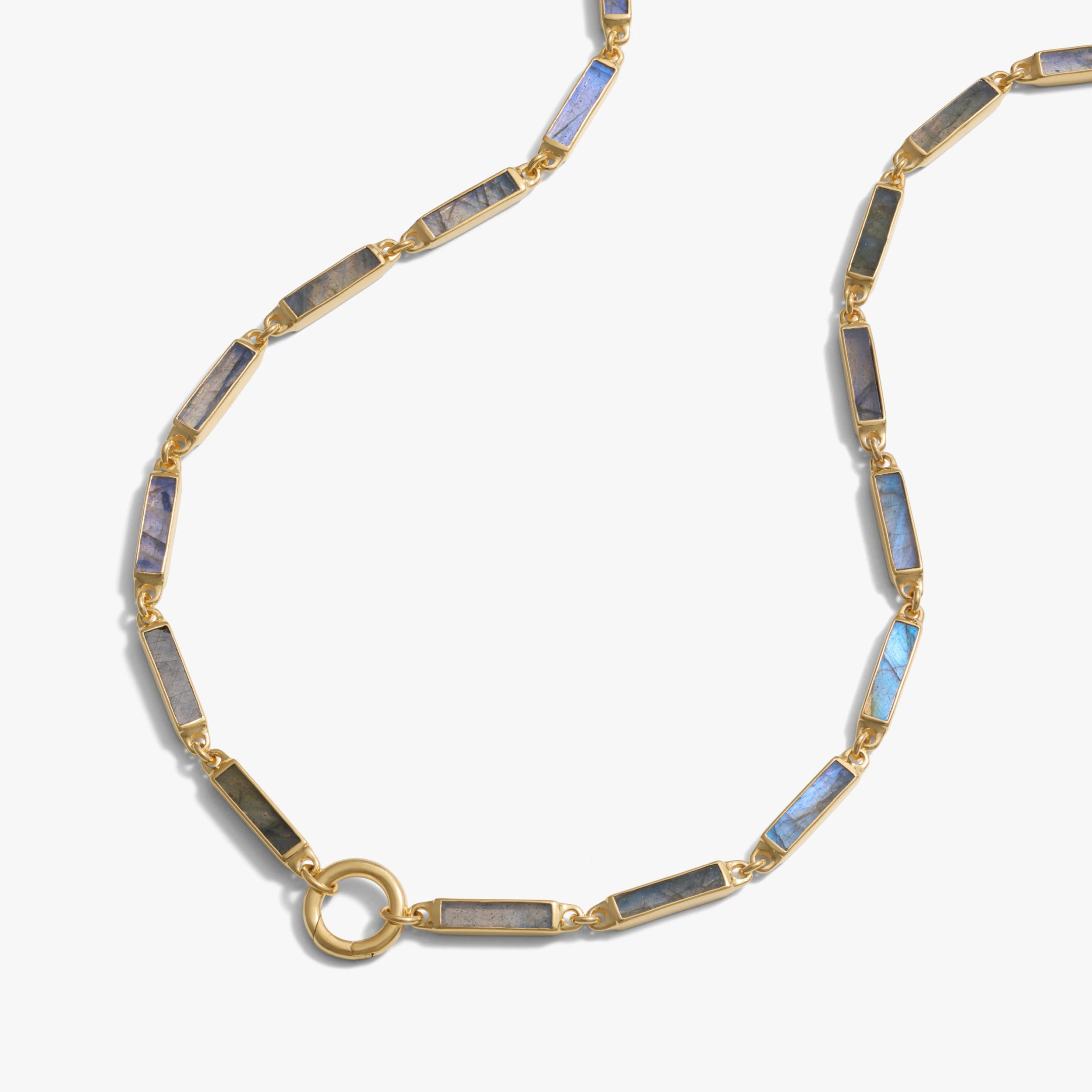 Awe Inspired Necklaces Gemstone Bar Charm Necklace