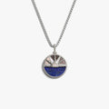 Awe Inspired Necklaces Gemstone Inlay Sunrise Necklace