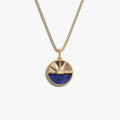 Awe Inspired Necklaces Gemstone Inlay Sunrise Necklace
