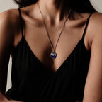 Awe Inspired Necklaces Gemstone Inlay Sunrise Necklace