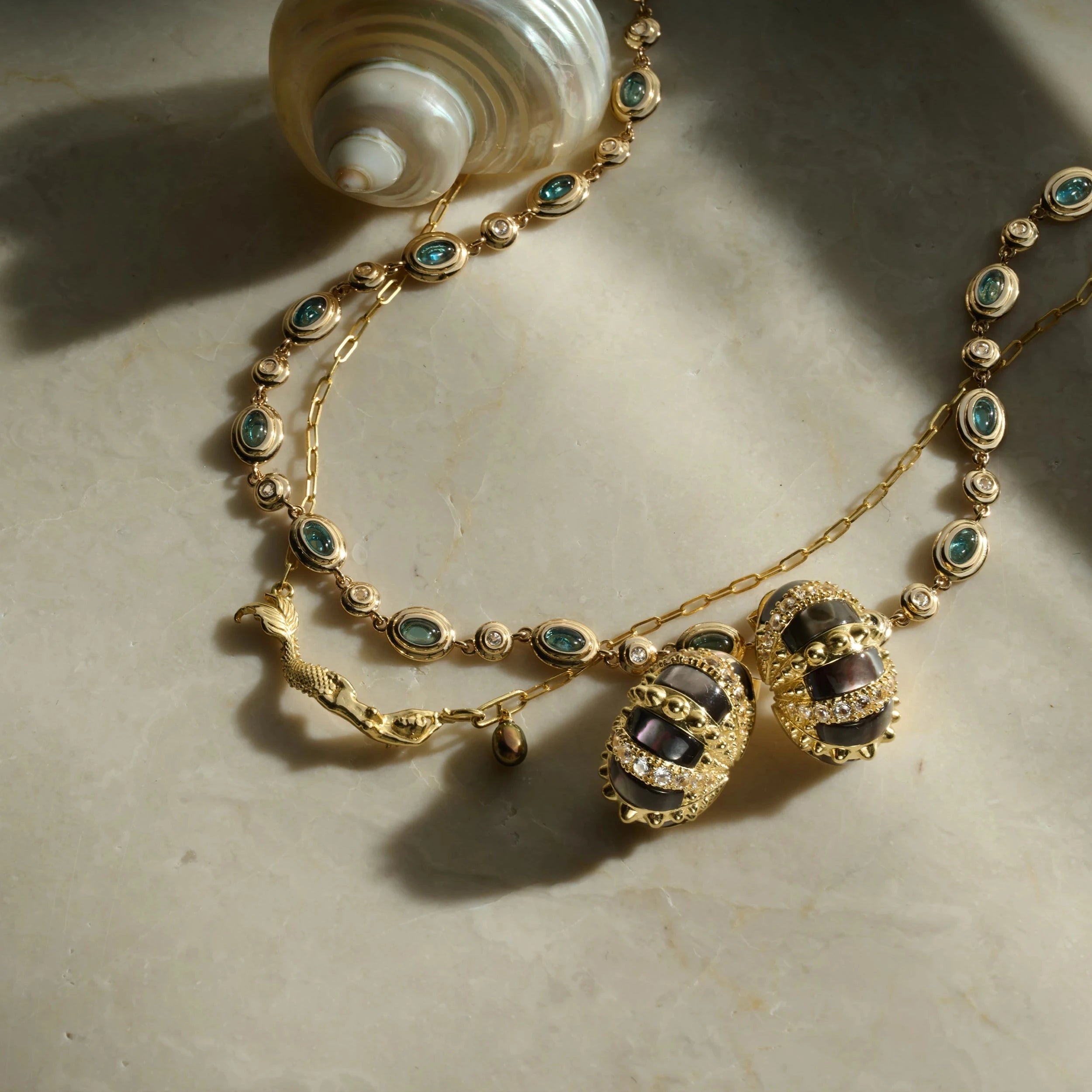 Awe Inspired Necklaces Gemstone Tennis Necklace