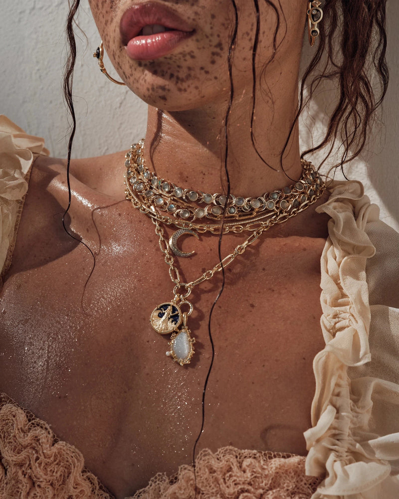 Awe Inspired Necklaces Gemstone Tennis Necklace