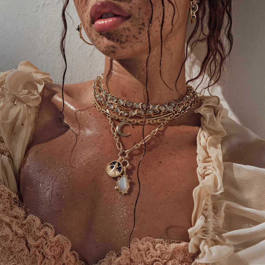 Awe Inspired Necklaces Gemstone Tennis Necklace