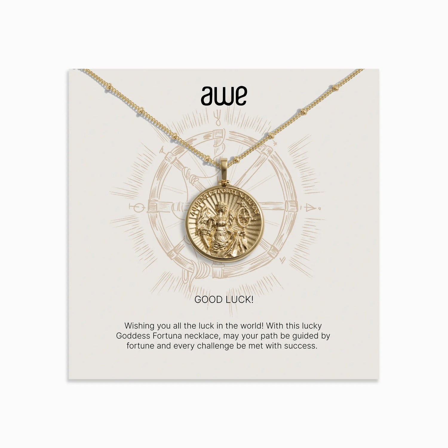 Awe Inspired Necklaces Good Luck Card Gift Set