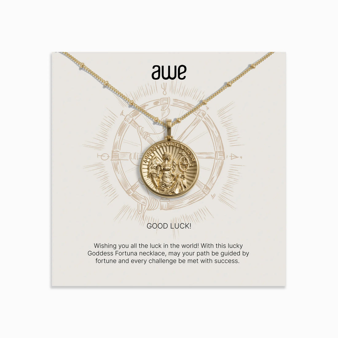 Awe Inspired Necklaces Good Luck Card Gift Set