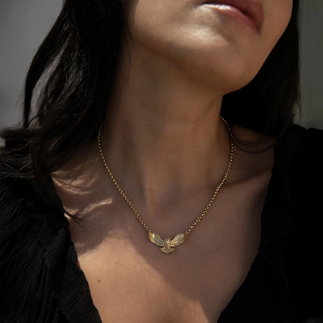 Awe Inspired Necklaces Great Horned Owl Necklace