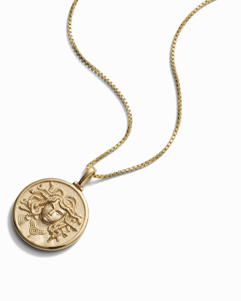 Awe Inspired Necklaces Greek Goddess Coin Necklace