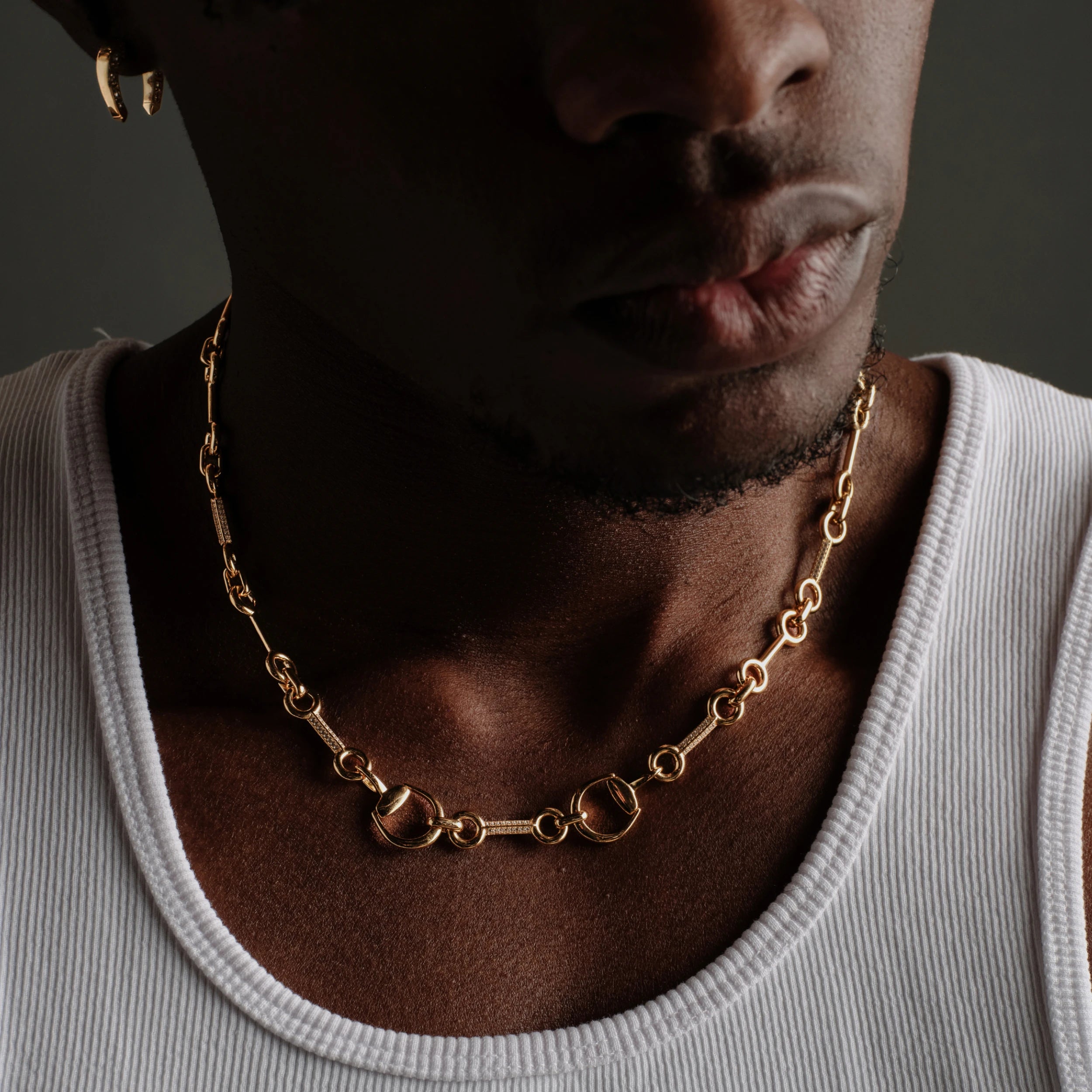 Awe Inspired Necklaces Horsebit Collar