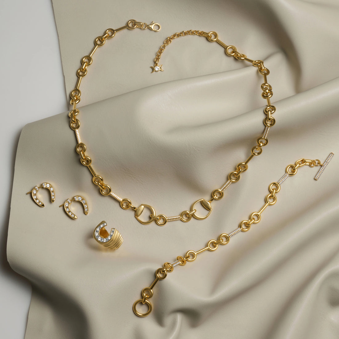 Awe Inspired Necklaces Horsebit Collar