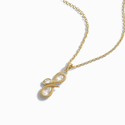 Awe Inspired Necklaces Infinity Snake Necklace