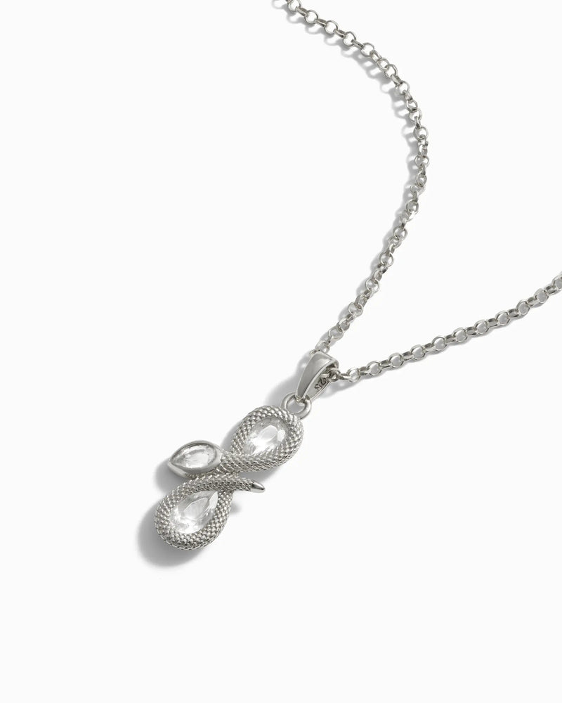 Awe Inspired Necklaces Infinity Snake Necklace