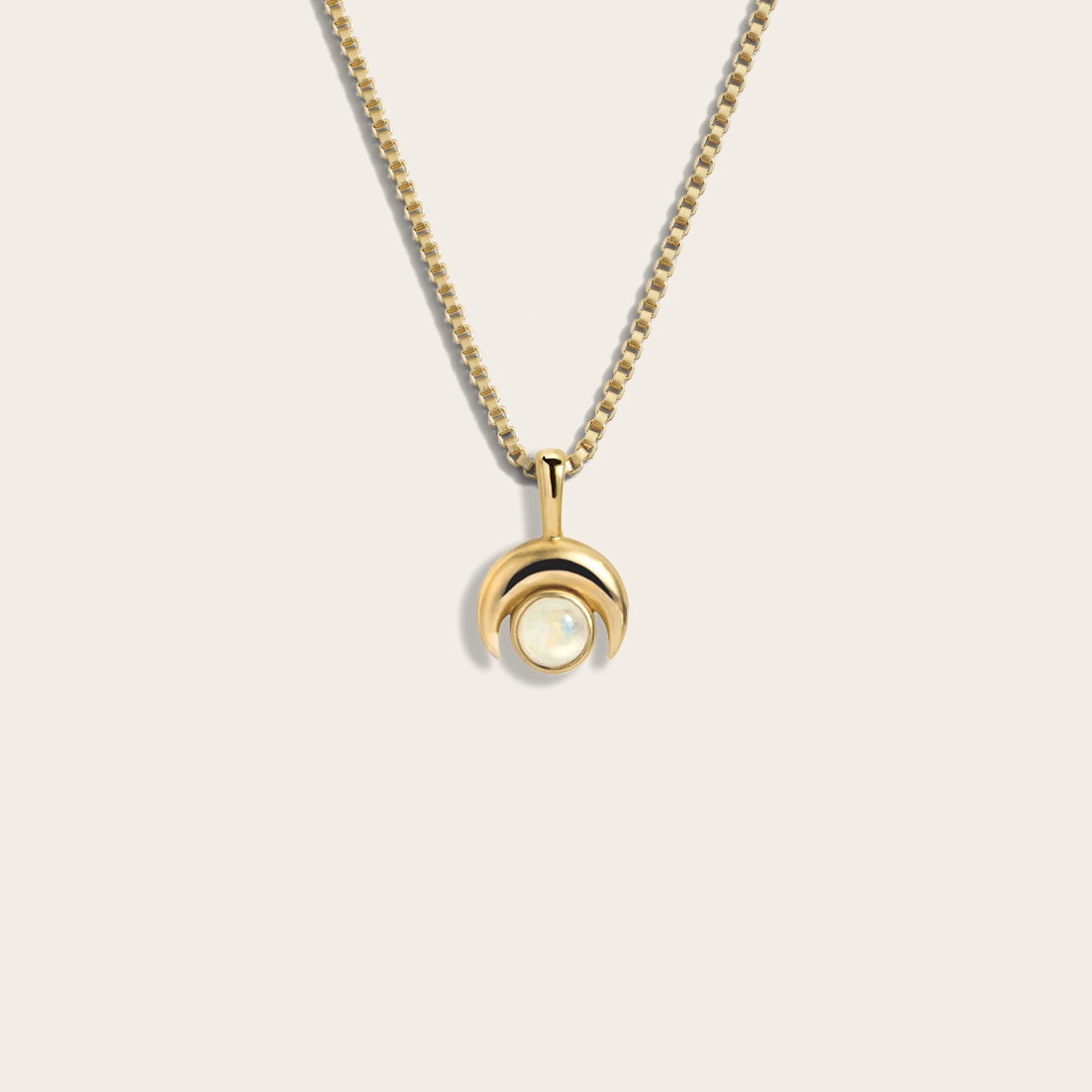 Awe Inspired Necklaces Inverted Moon Necklace