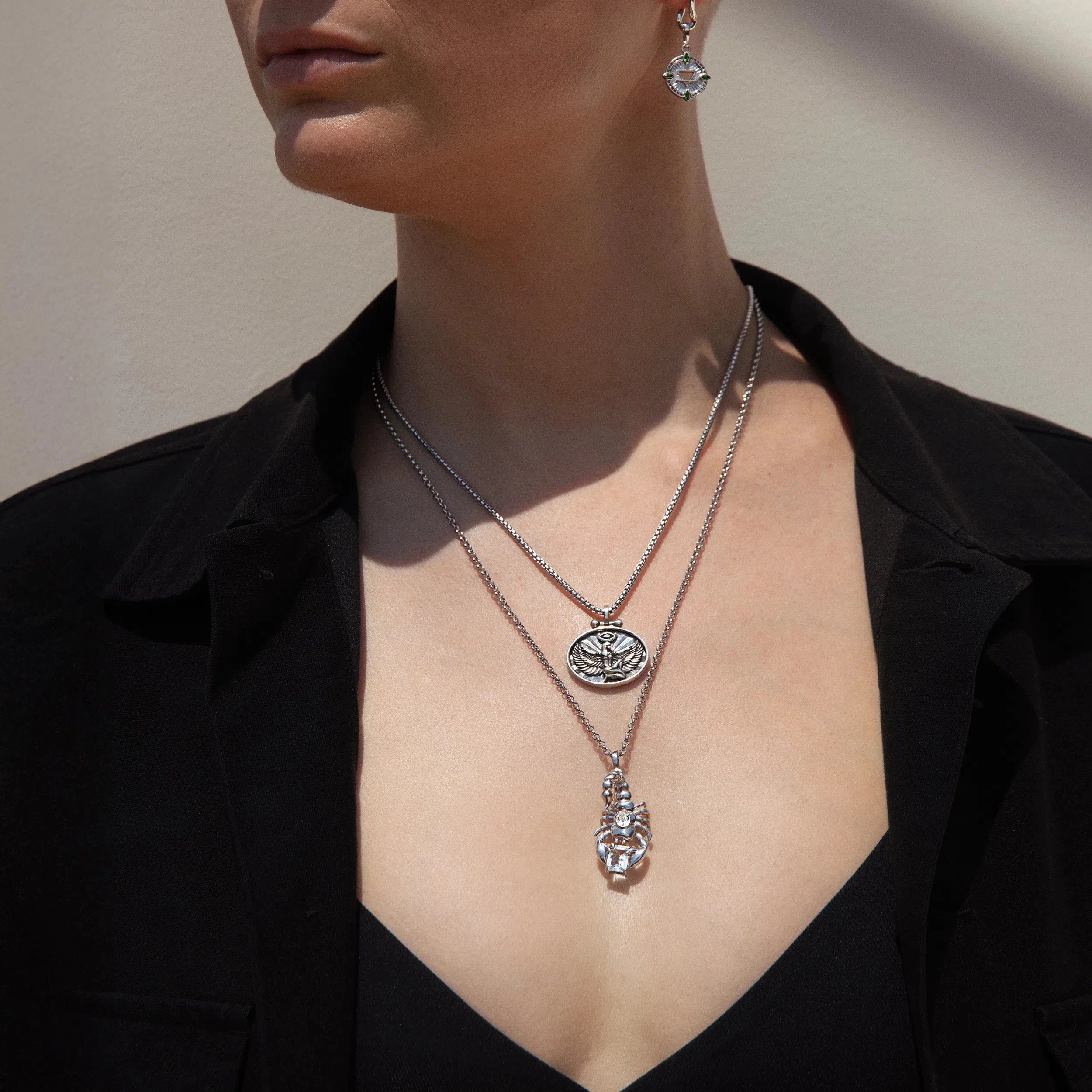 Awe Inspired Necklaces Isis Scorpion Necklace Set