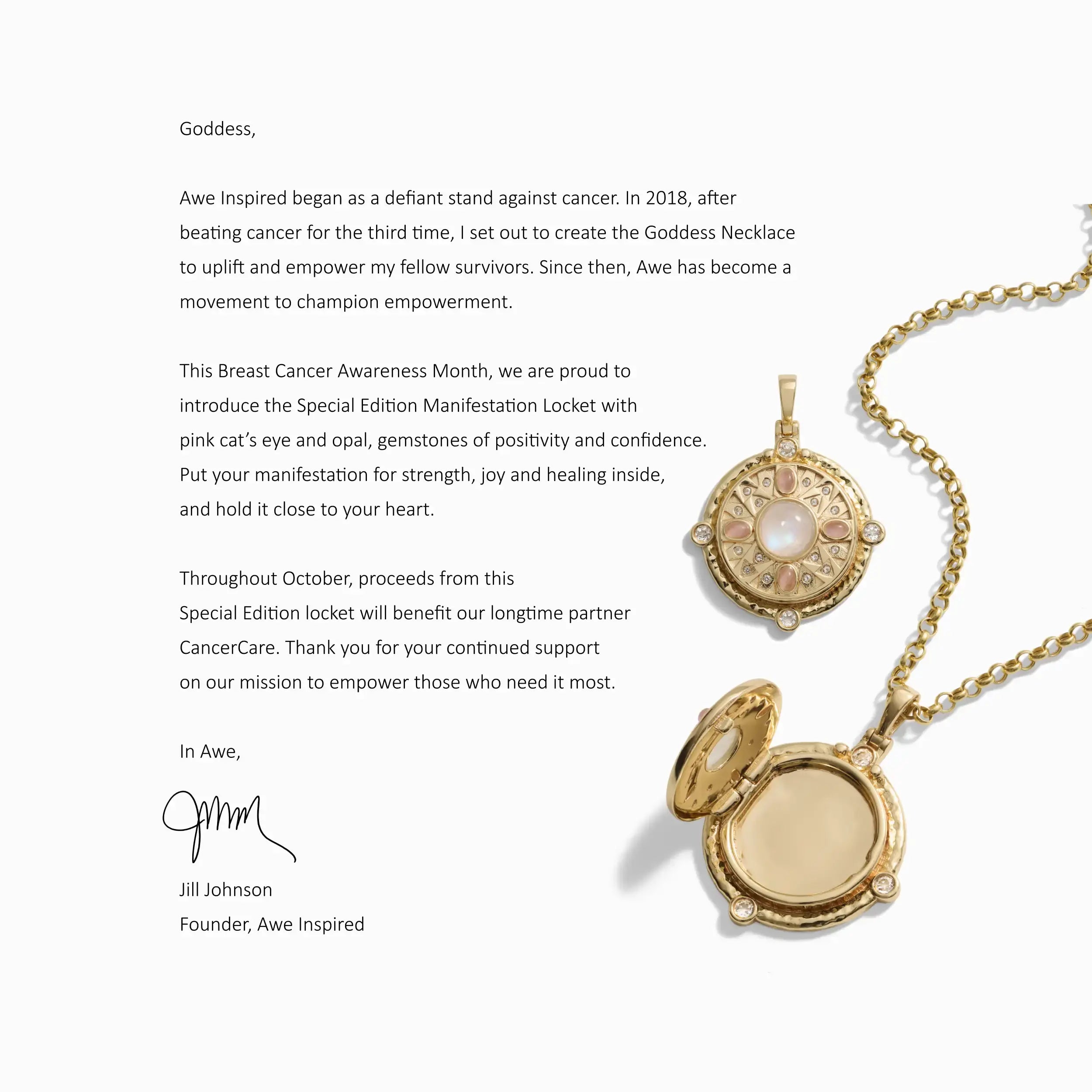 Awe Inspired Necklaces Jill’s Charm Lariat