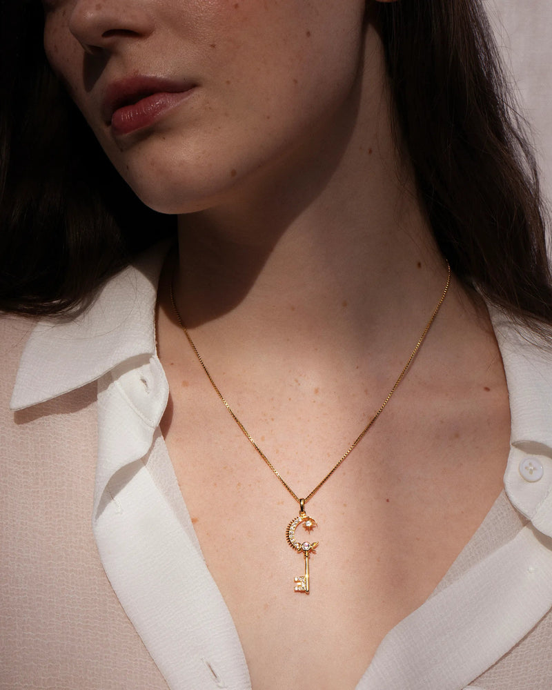 Awe Inspired Necklaces Key Charm Necklace