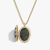 Awe Inspired Necklaces Labradorite / 14K Yellow Gold Vermeil / 16-18" Rolo Oracle Locket Necklace