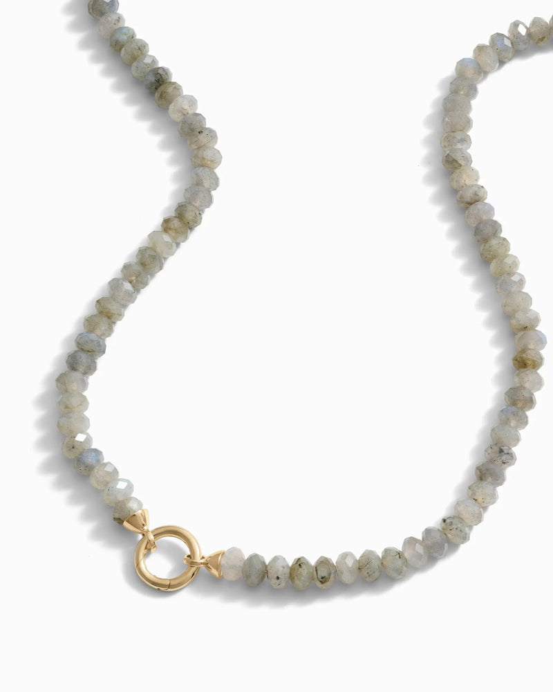Awe Inspired Necklaces Labradorite Beaded Charm Collector Necklace