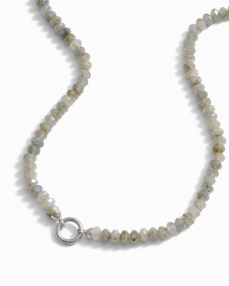 Awe Inspired Necklaces Labradorite Beaded Charm Collector Necklace
