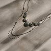 Awe Inspired Necklaces Labradorite Moon Phase Statement Necklace