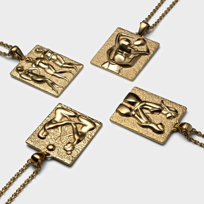 Awe Inspired Necklaces Le Duo "The Duo" Embrace Necklace