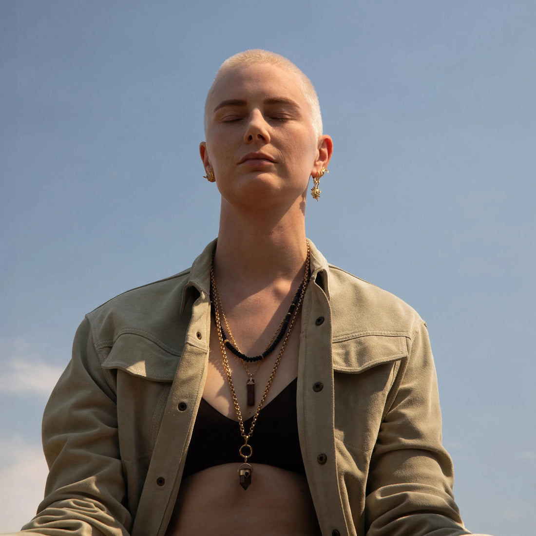 Awe Inspired Necklaces Long Rolo Manifestation Necklace