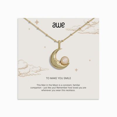 Awe Inspired Necklaces Make You Smile Card Gift Set