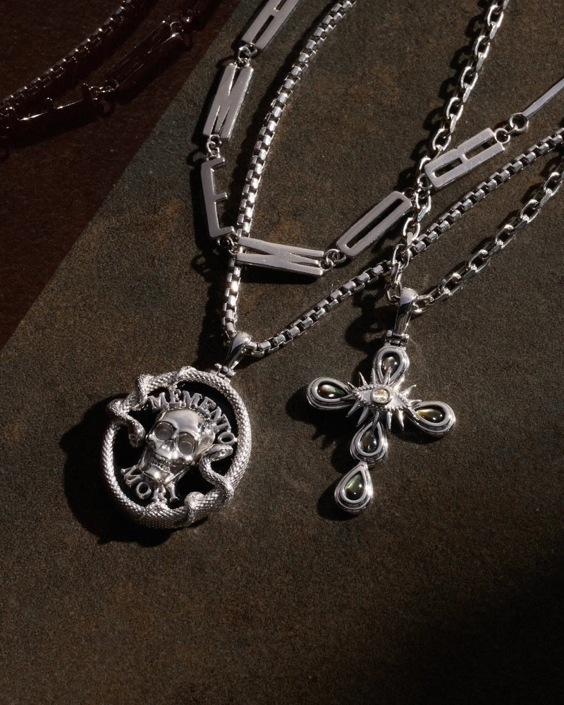 Awe Inspired Necklaces Memento Mori and Affirmation Necklace Set