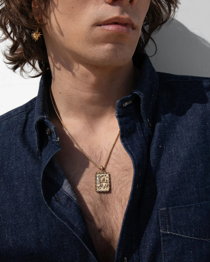 Awe Inspired Necklaces Men's Celestial Duo Necklace