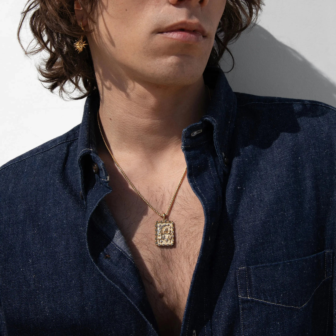 Awe Inspired Necklaces Men's Celestial Duo Necklace