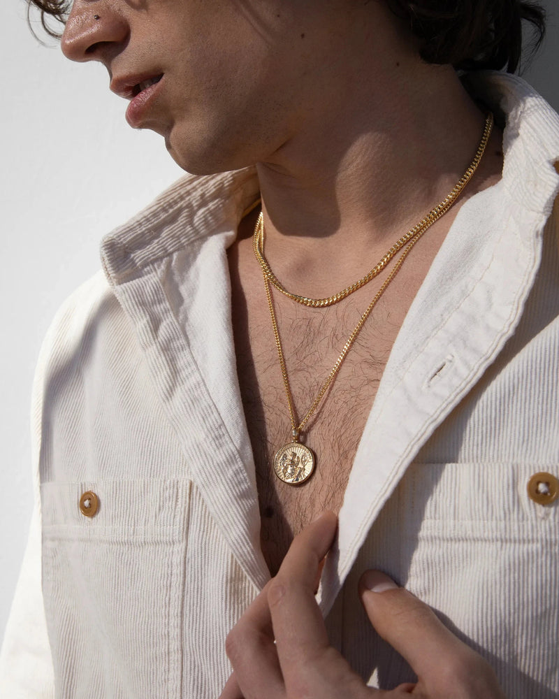 Awe Inspired Necklaces Men's Fortuna Layering Set