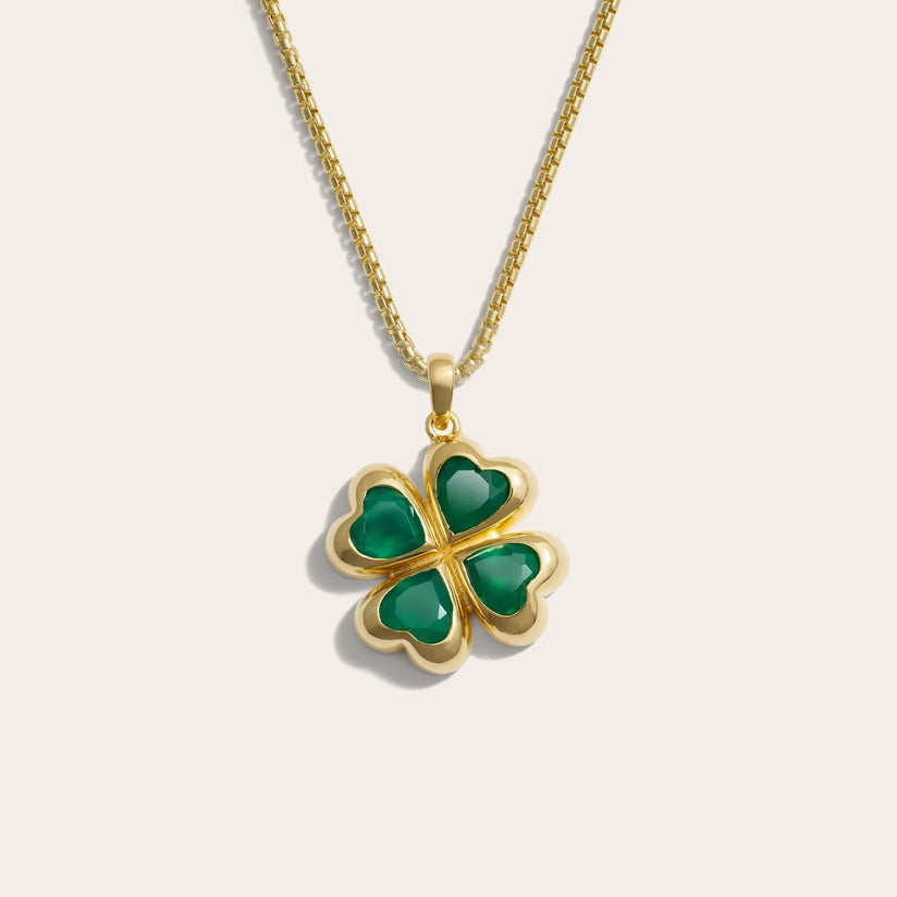 Men's Lucky Clover Necklace