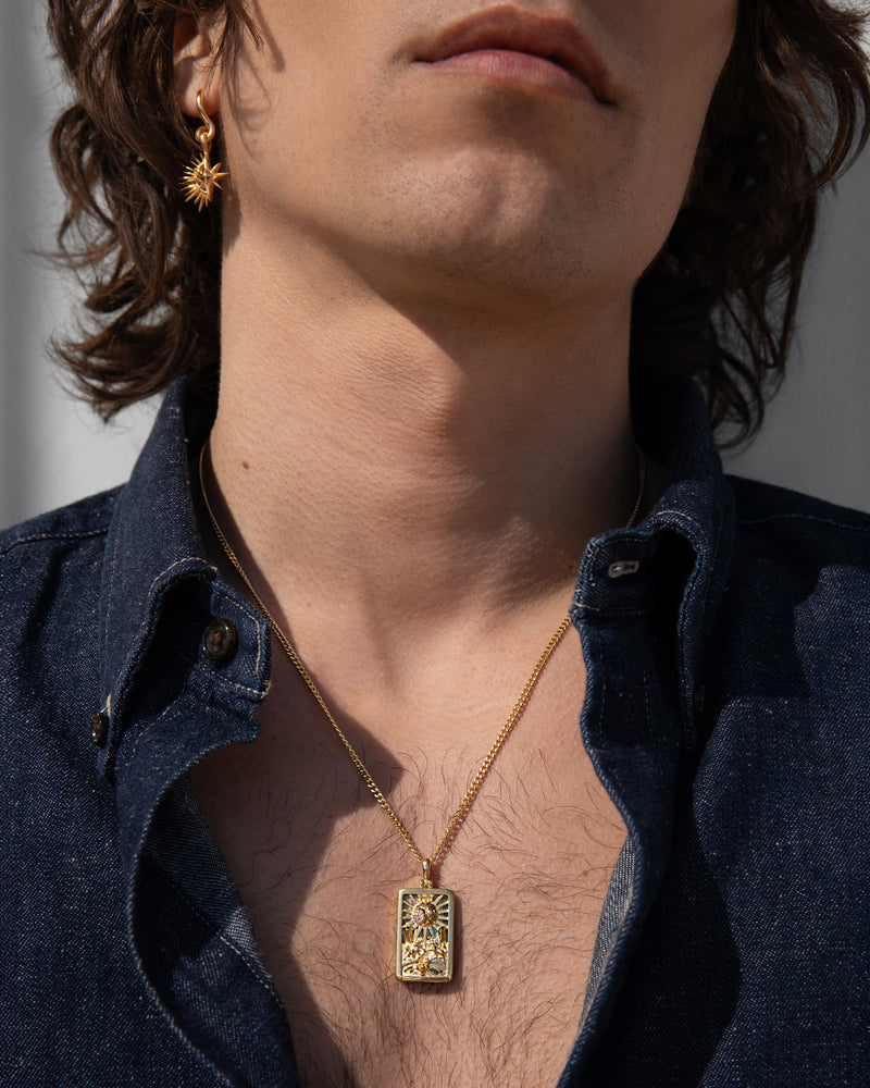 Awe Inspired Necklaces Men's Tarot Necklace