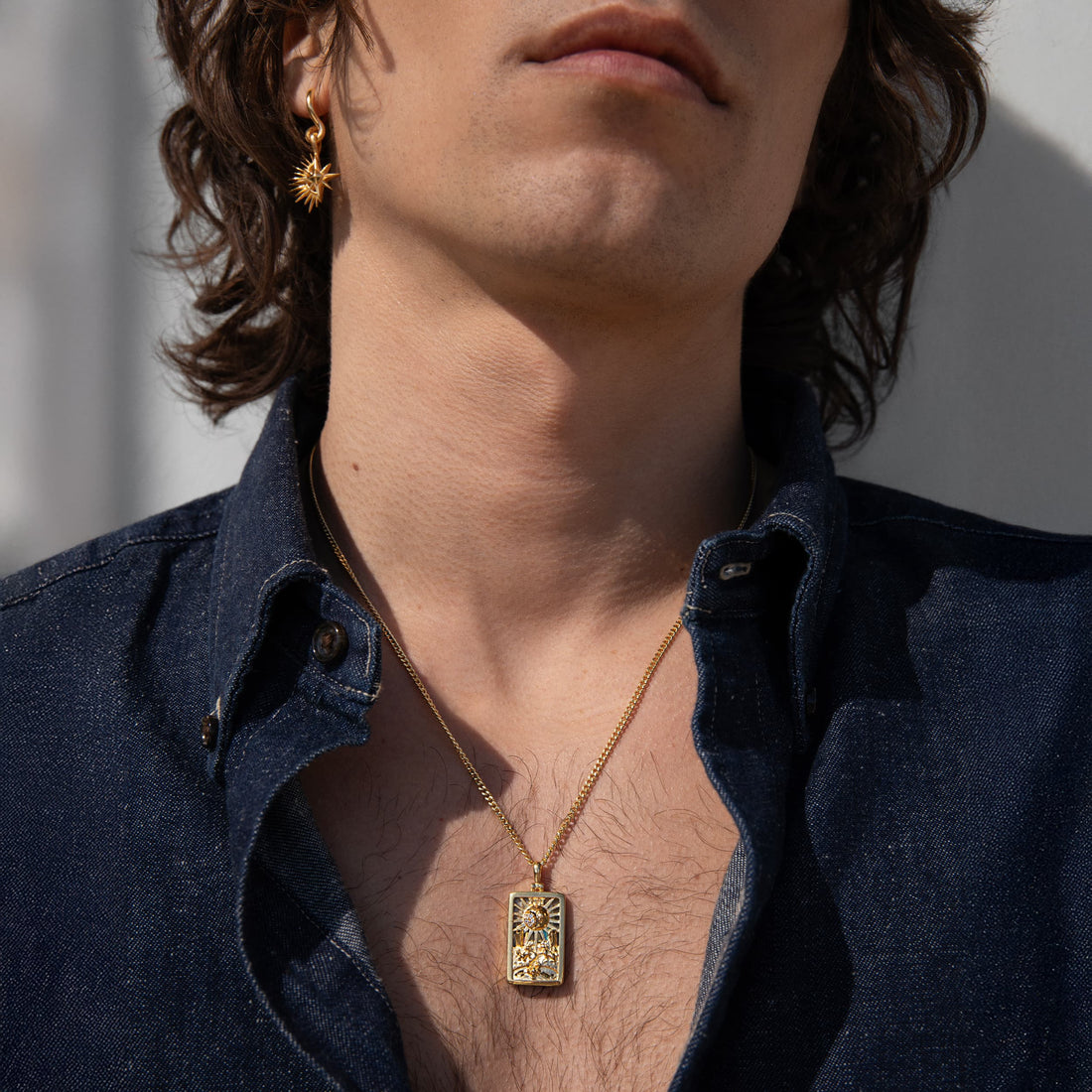 Awe Inspired Necklaces Men's Tarot Necklace