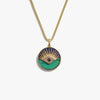 Awe Inspired Necklaces Men's Third Eye Coin Necklace