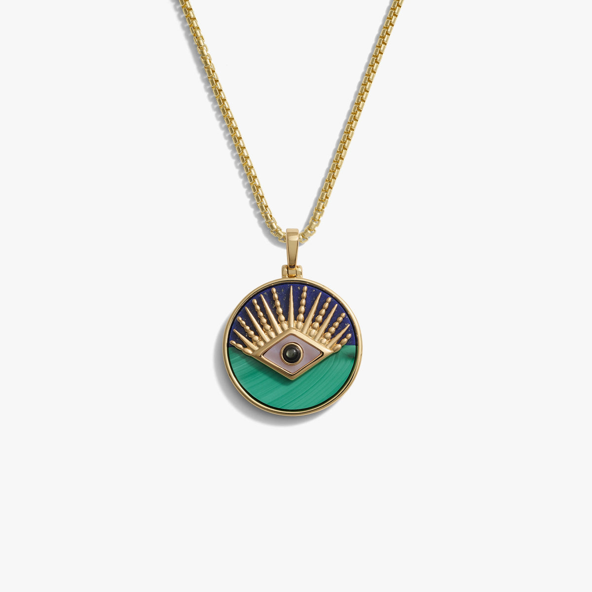 Awe Inspired Necklaces Men's Third Eye Coin Necklace