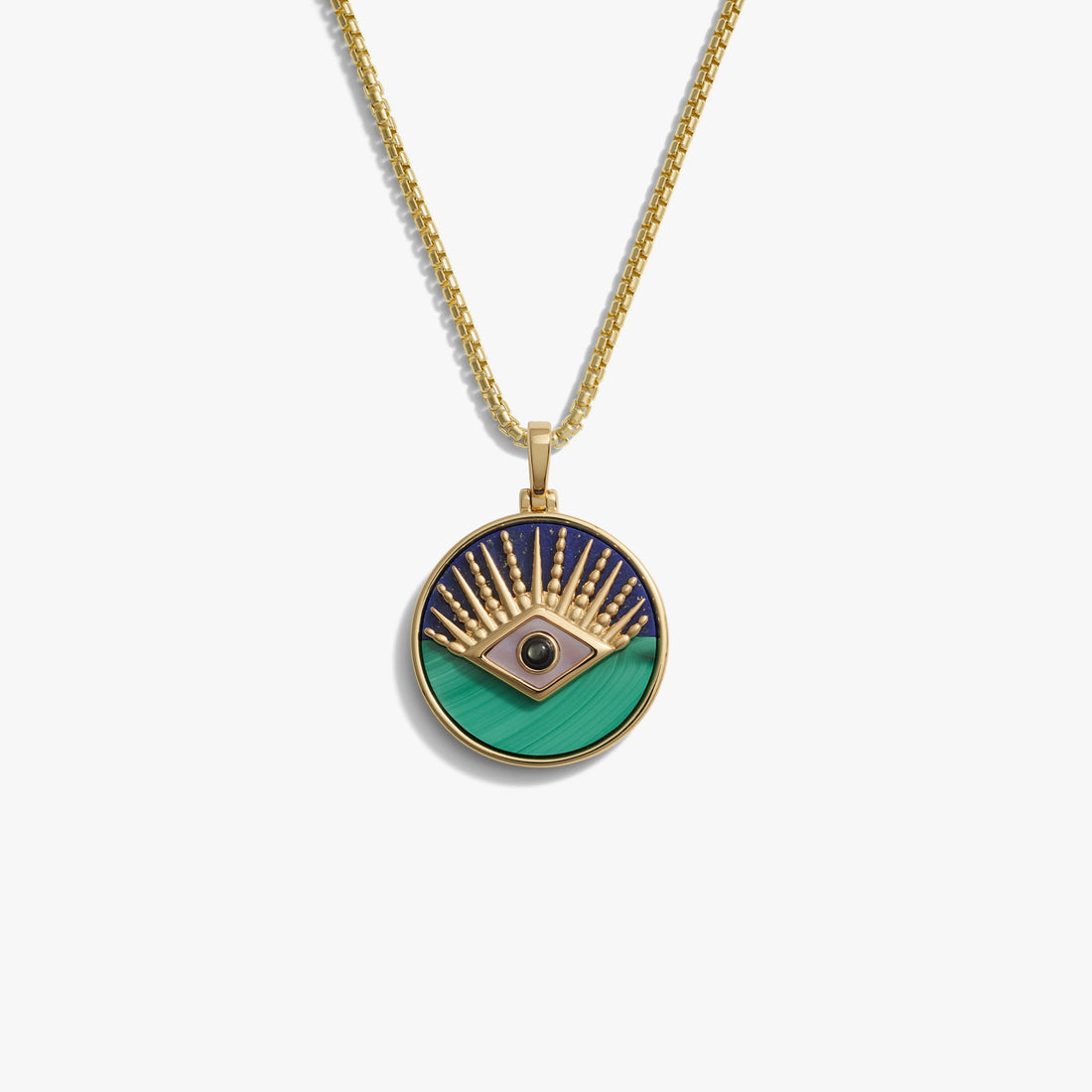 Awe Inspired Necklaces Men's Third Eye Coin Necklace