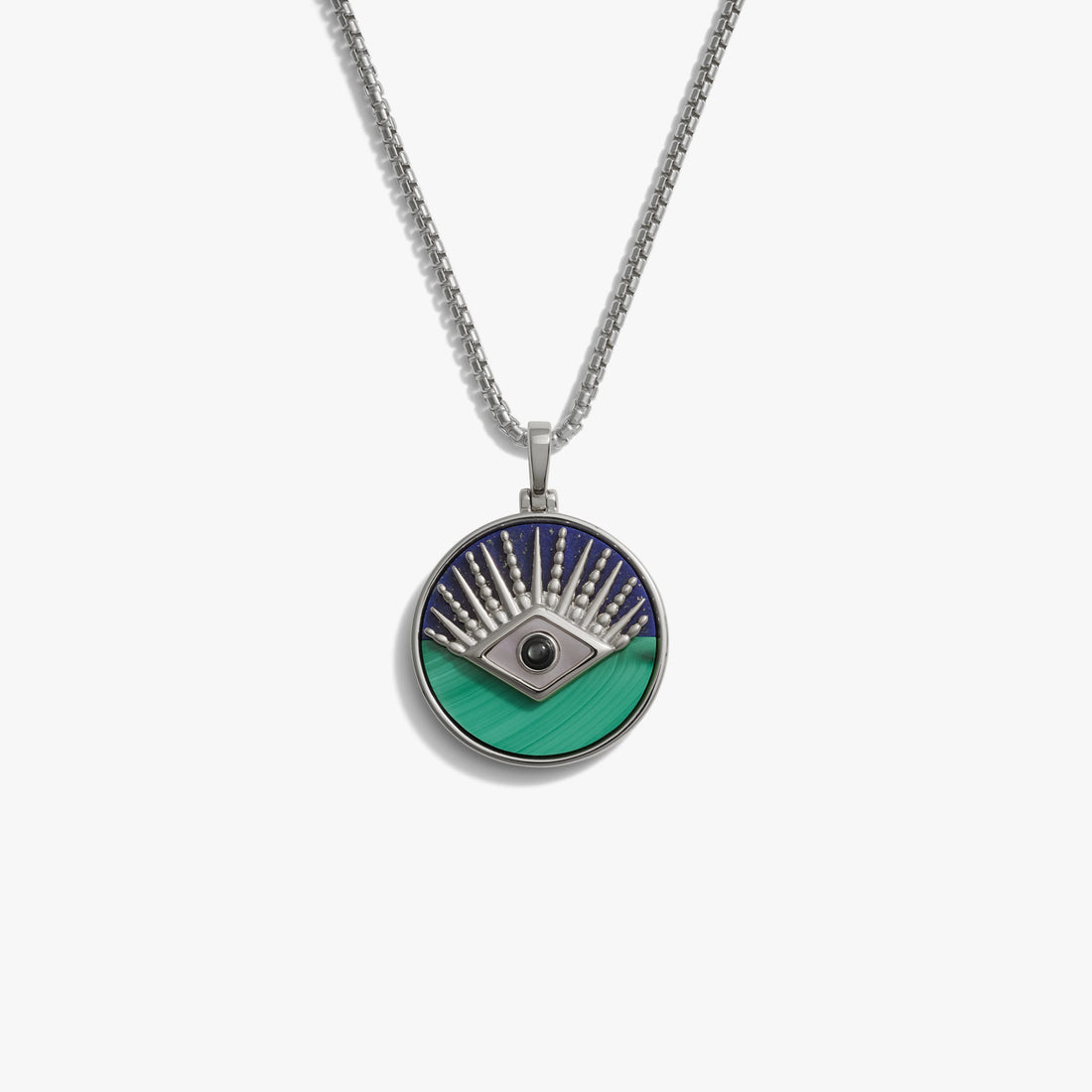 Awe Inspired Necklaces Men's Third Eye Coin Necklace